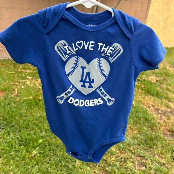 Genuine Merchandise Royal Blue Dodgers Baby Bodysuit - Picture 2 of 8